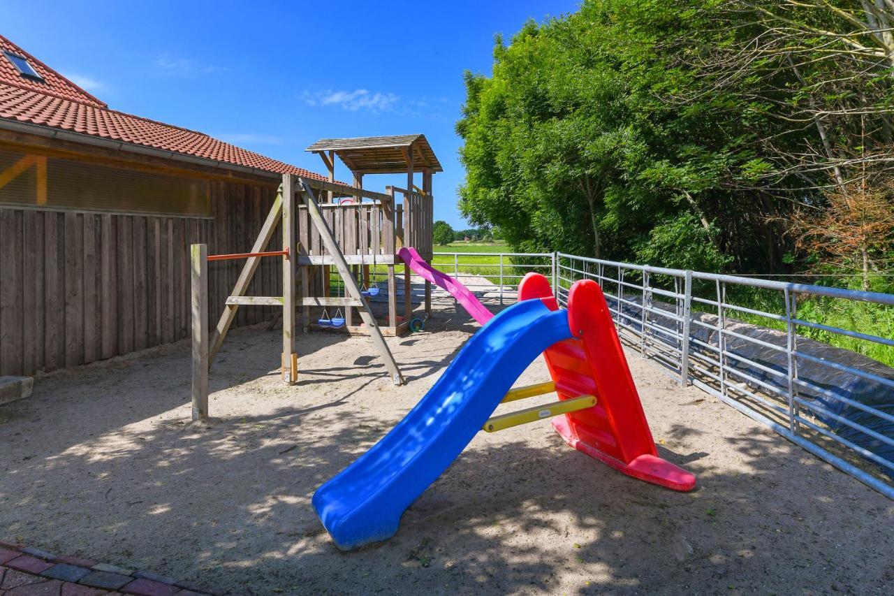 Ferienwohnung Waldblick auf dem Ferienhof Eschen Moorweg Exterior foto