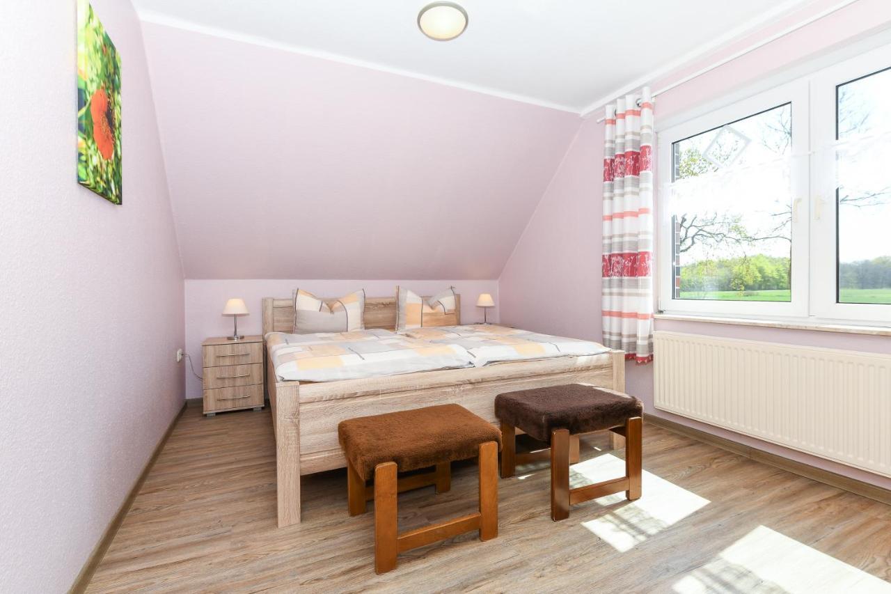 Ferienwohnung Waldblick auf dem Ferienhof Eschen Moorweg Exterior foto